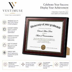 Vestimuse upsimples Certificate Frame